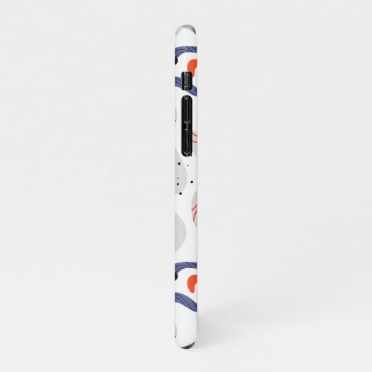 Coque iPhone 11Pro Motif Abstrait des tourbillons et des cercles (Côté gauche)