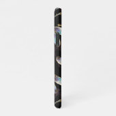 Coque iPhone 11Pro Motif sans couture avec libellules d'or (Côté droit)