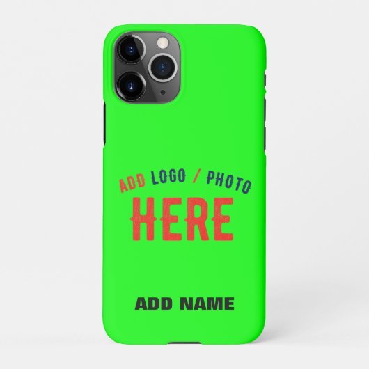COQUE iPhone 11Pro NEON VERT MODERNE ET ÉLÉGANT MARQUE VÉRIFIÉE (Dos)