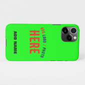 COQUE iPhone 11Pro NEON VERT MODERNE ET ÉLÉGANT MARQUE VÉRIFIÉE (Dos Horizontal)