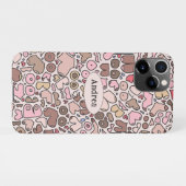 Coque iPhone 11Pro Nom motif mammaire neutre (Dos Horizontal)