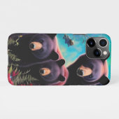 Coque iPhone 11Pro Ours de Momma et petits (Dos Horizontal)