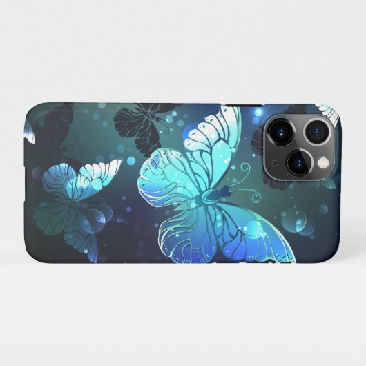 Coque iPhone 11Pro Papillon de nuit (Dos Horizontal)