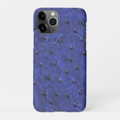 Coque iPhone 11Pro Peau d'autruche (Dos)