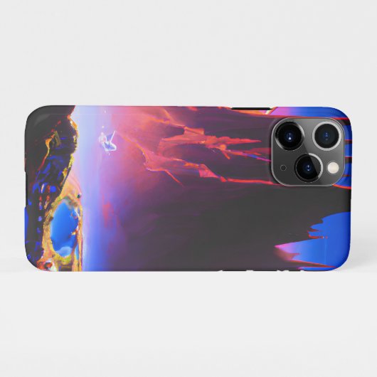 Coque iPhone 11Pro Peinture à l'huile Dream World (Dos Horizontal)