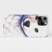 Coque iPhone 11Pro Peinture étonnante d'un petit ours polaire. Comman (Dos Horizontal)