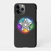 Coque iPhone 11Pro pentagramme du Wiccan (Dos)
