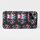 Coque iPhone 11Pro Petites filles Unicorn Pony (Dos Horizontal)