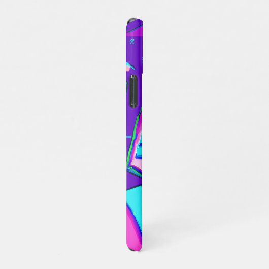 Coque iPhone 11Pro Pharaon Synthwave (Côté droit)