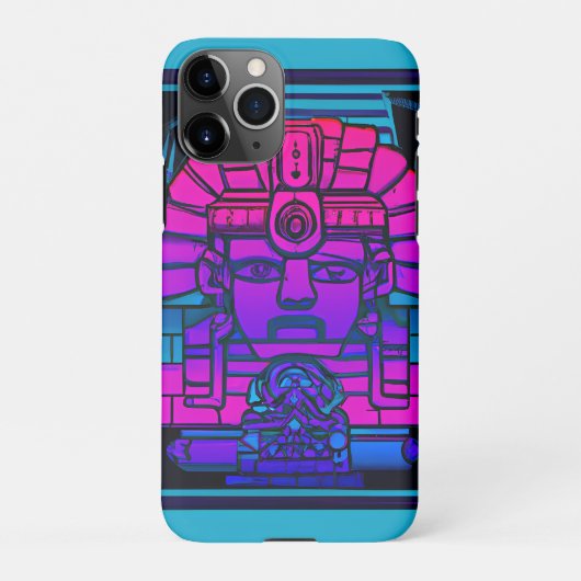 Coque iPhone 11Pro Pharaon Synthwave (Dos)