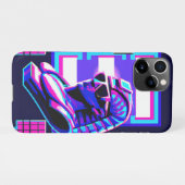 Coque iPhone 11Pro Pharaon Synthwave (Dos Horizontal)