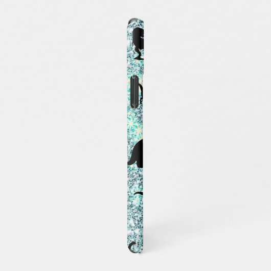 Coque iPhone 11Pro silhouette requin requin pente de baleine Éperche  (Côté droit)