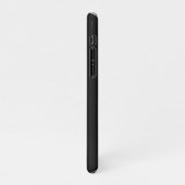 Coque iPhone 11Pro Simple Black Custom Ajouter Votre Nom Élégant (Côté gauche)