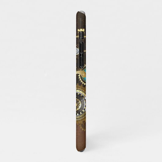 Coque iPhone 11Pro Steampunk Rusty Background (Côté gauche)