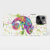 Coque iPhone 11Pro Style d'aquarelle des teintures Chameleon (Dos Horizontal)