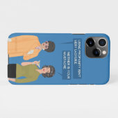 Coque iPhone 11Pro Ta moustache n'est pas non plus... (Dos Horizontal)