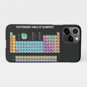 Coque iPhone 11Pro Tableau périodique des éléments (Dos Horizontal)