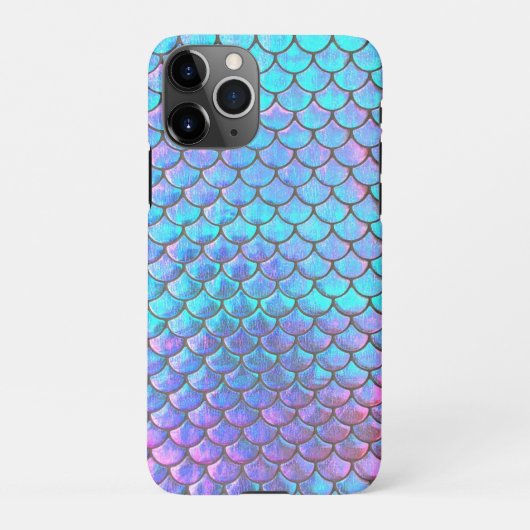 Coque iPhone 11Pro texture de sirène (Dos)