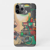 Coque iPhone 11Pro Vélos sur le mur de Graffiti (Dos)