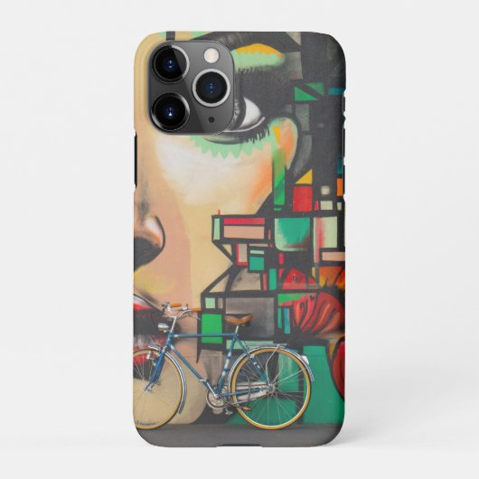 Coque iPhone 11Pro Vélos sur le mur de Graffiti (Dos)