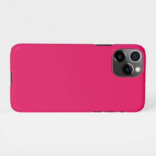 Coque iPhone 11Pro Vin de framboise (Dos Horizontal)