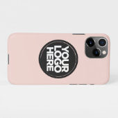 Coque iPhone 11Pro Votre logo simple remplacement de logo (Dos Horizontal)