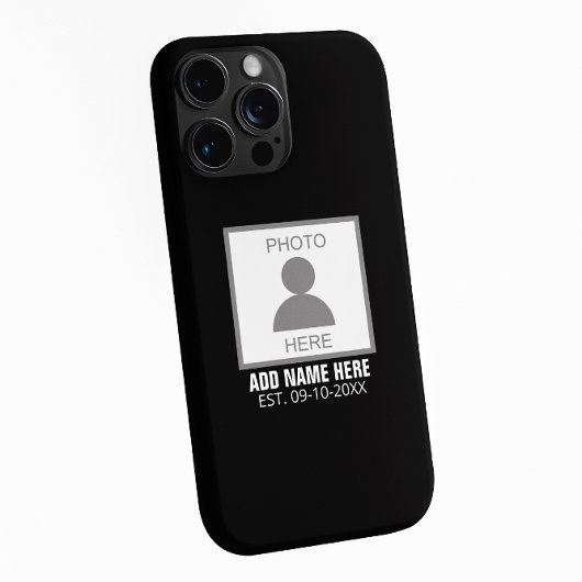 Coque iPhone 11Pro Votre photo ici Nom et âge