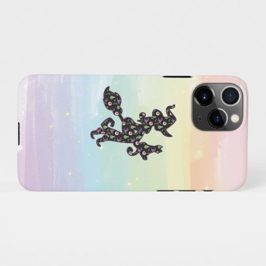Coque iPhone 11Pro Witchy And Cat, Halloween Mood (Dos Horizontal)