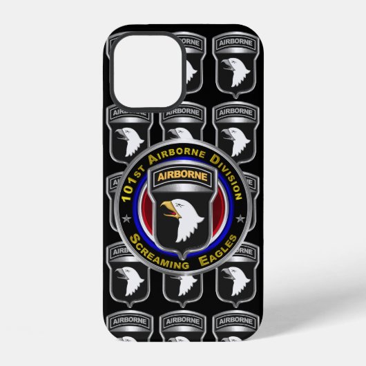 Coque iPhone 12 101e division aéroportée  (Verso)
