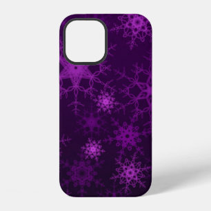 Coque iPhone 12 2d illustration. Abstraits flocons de neige. Saint