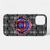 Coque iPhone 12 82e division aéroportée (Verso Horizontal)