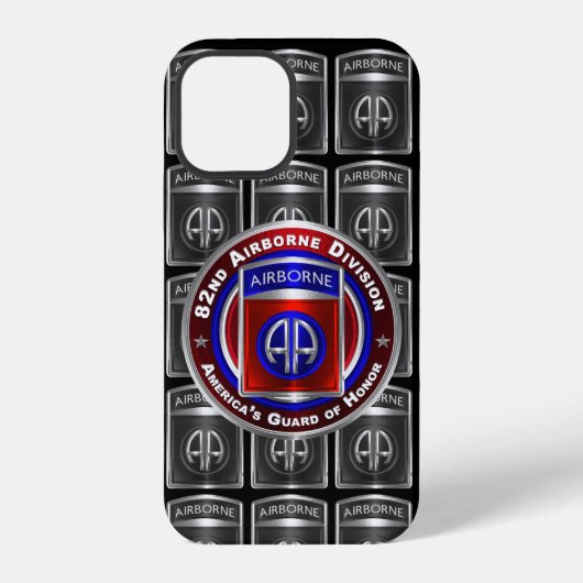 Coque iPhone 12 82e division aéroportée (Verso)