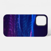 Coque iPhone 12 Abstract polygonal space low poly dark background (Verso Horizontal)