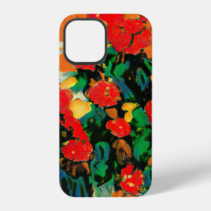 Coque iPhone 12 Abstraction florale basée sur les œuvres de Van Go