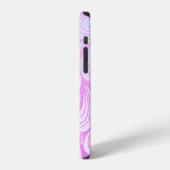 Coque iPhone 12 Abstrait rose joli (Côté gauche)