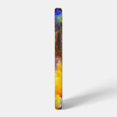 Coque iPhone 12 Agencement créatif d'éléments fractals, allume un (Côté gauche)