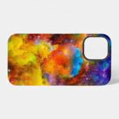 Coque iPhone 12 Agencement créatif d'éléments fractals, allume un (Verso Horizontal)