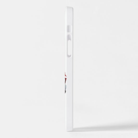 Coque iPhone 12 Aigle à drapeau américain (Côté gauche)