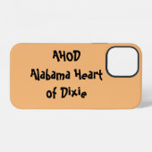 Coque iPhone 12 Alabama Cœur de Dixie (Verso Horizontal)