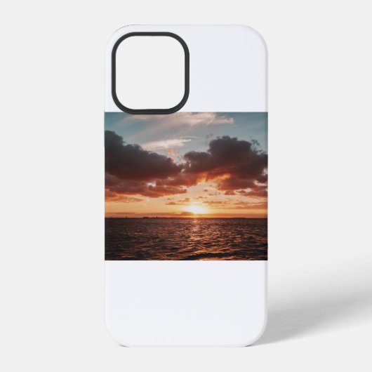 Coque iPhone 12 American Sunset (48) (Verso)