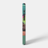 Coque iPhone 12 Amour de chat (Côté gauche)