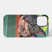 Coque iPhone 12 Amour de chat (Verso Horizontal)