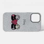 Coque iPhone 12 Amour de Panda (Verso Horizontal)