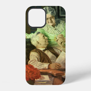 Coque iPhone 12 Amour et romance vintage ; Grands-parents romantiq