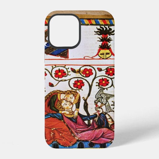 COQUE iPhone 12 AMOUR ÉTERNEL PARCHEMIN MONOGRAMME (Verso)