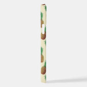 Coque iPhone 12 Ananas Vintage tropical (Côté droit)