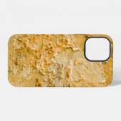 Coque iPhone 12 Ancienne texture de grès.stone, texture, abstrait, (Verso Horizontal)