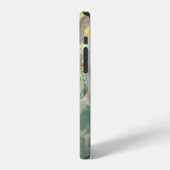 Coque iPhone 12 Ange en bleu (Côté gauche)