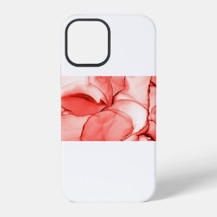 Coque iPhone 12 Aquarelle Glamour. Effet Pastel Clair. Sop Rose