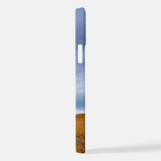 Coque iPhone 12 Arbre dans un champ de blé (Côté droit)